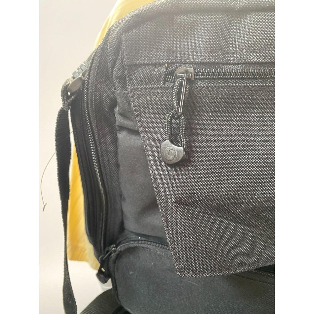 Black Nylon Computer Backpack - Picture 8 of 16
